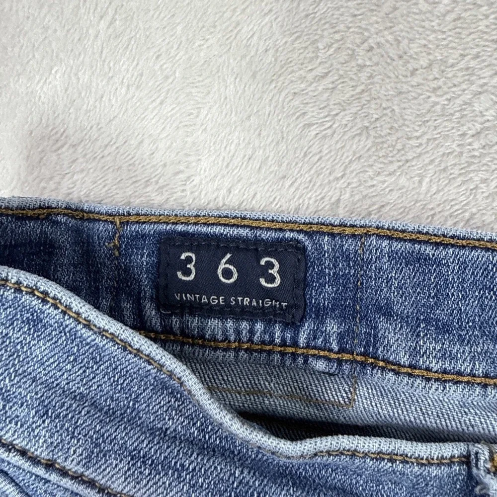 Lucky Brand 363 Vintage Straight Jeans Mens 40X30 Blue Medium Wash Stretch Denim